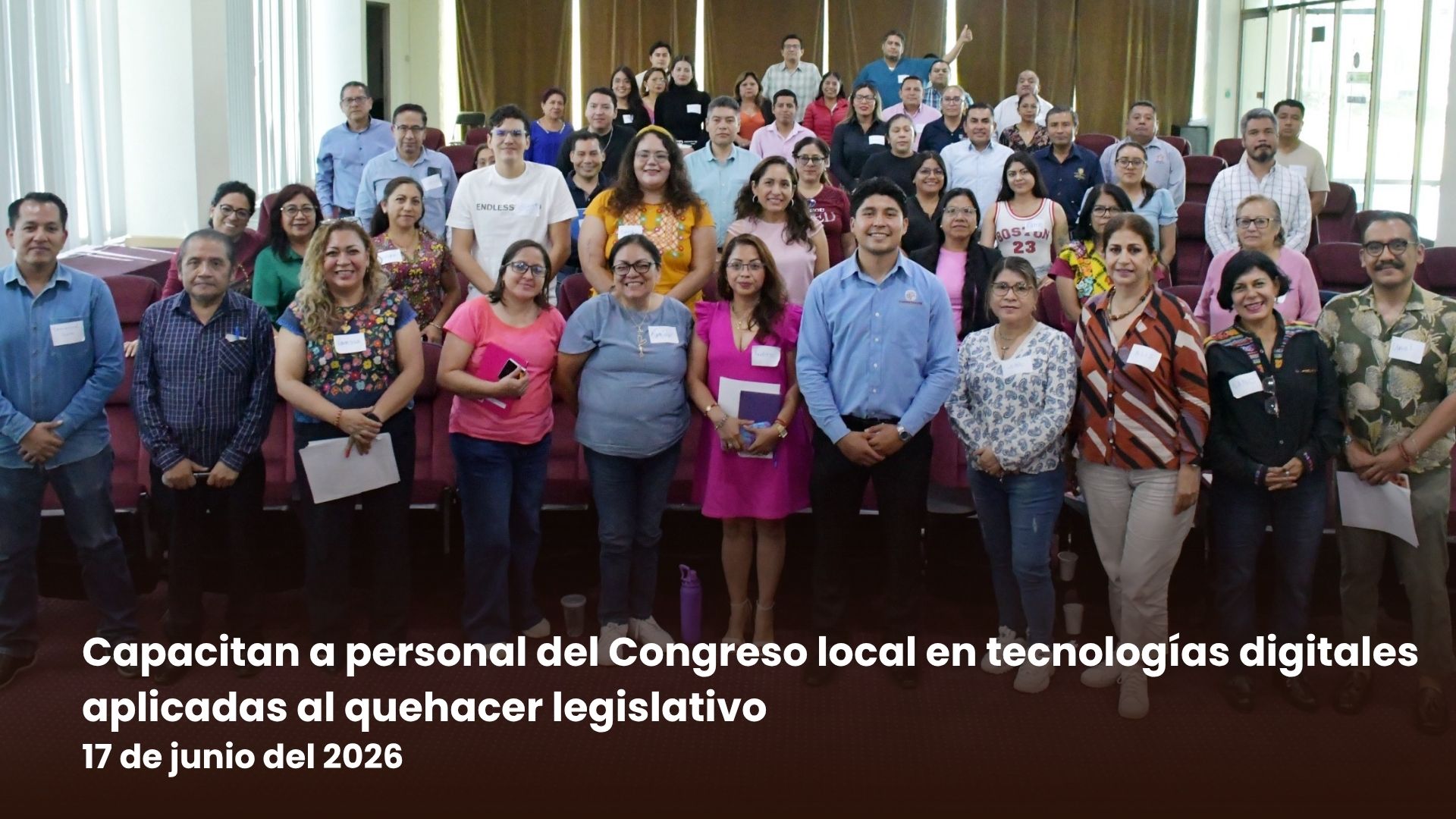Capacitan a personal del Congreso local en tecnologías digitales aplicadas al quehacer legislativo Capacitan a personal del Congreso local en tecnologías digitales aplicadas al quehacer legislativo