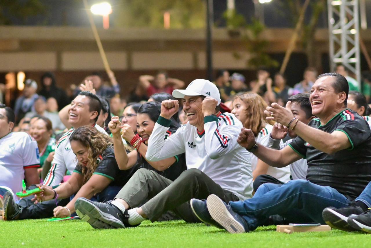 Celebra Oaxaca nuevo triunfo de México en el Mundial 2026 desde el Parque Primavera Oaxaqueña