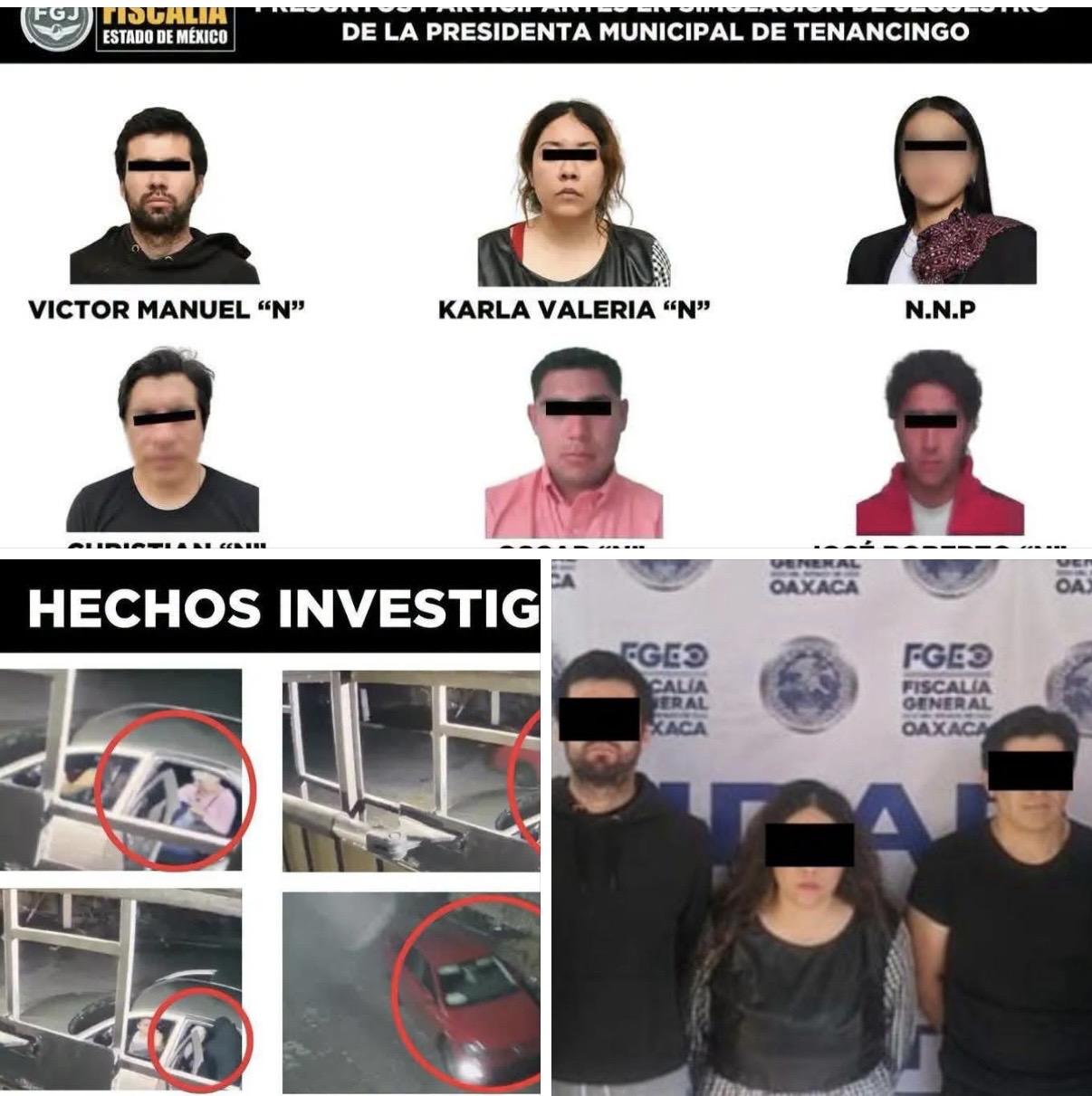 DETIENEN EN HOTEL DE OAXACA A 3 IMPLICADOS EN AL AUTO SECUESTRO DE LA PRESIDENTA MUNICIPAL DE TENANCINGO