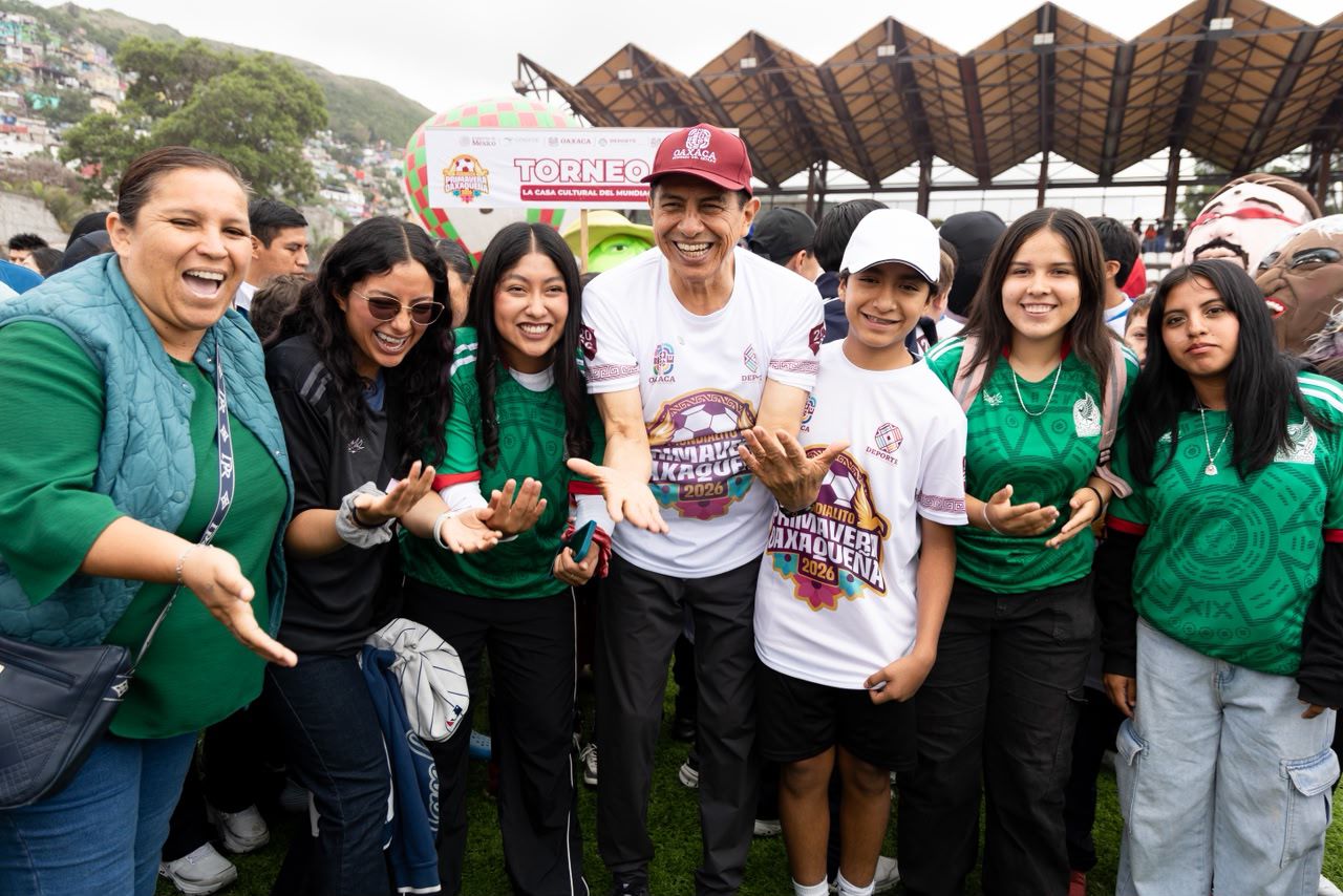 Oaxaca celebra la gran fiesta del futbol con la etapa estatal del Mundialito Primavera Oaxaqueña 2026 Oaxaca celebra la gran fiesta del futbol con la etapa estatal del Mundialito Primavera Oaxaqueña 2026
