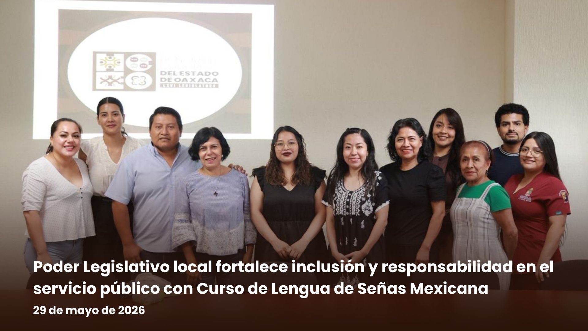 Poder Legislativo local fortalece inclusión y responsabilidad en el servicio público con Curso de Lengua de Señas Mexicana