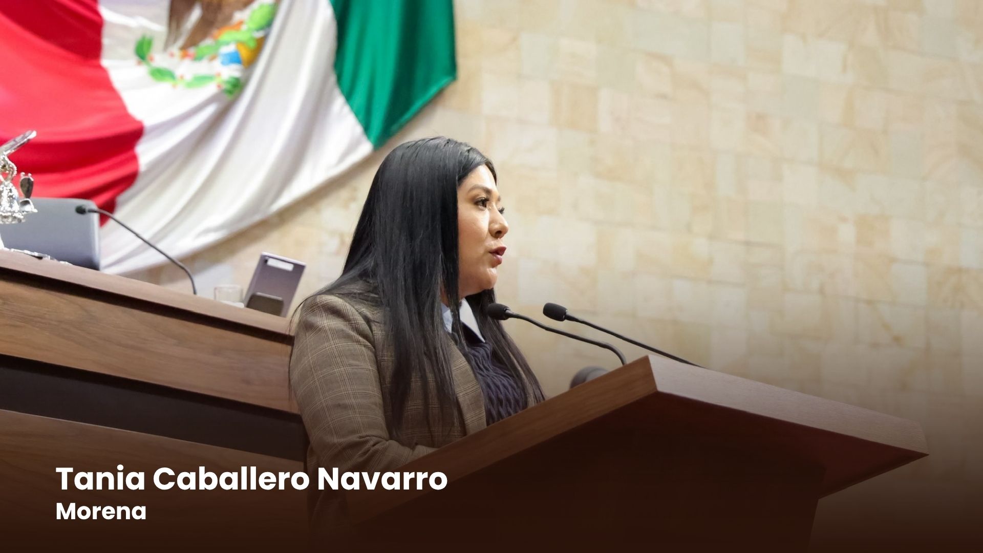 Impulsa presidenta de la Jucopo Tania Caballero reforma a la Constitución de Oaxaca para blindar procesos electorales ante intervención extranjera