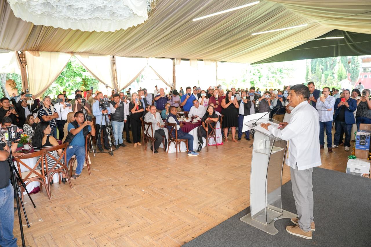 Refrenda Salomón Jara Cruz compromiso con la protección de periodistas y el fortalecimiento de sus derechos laborales
