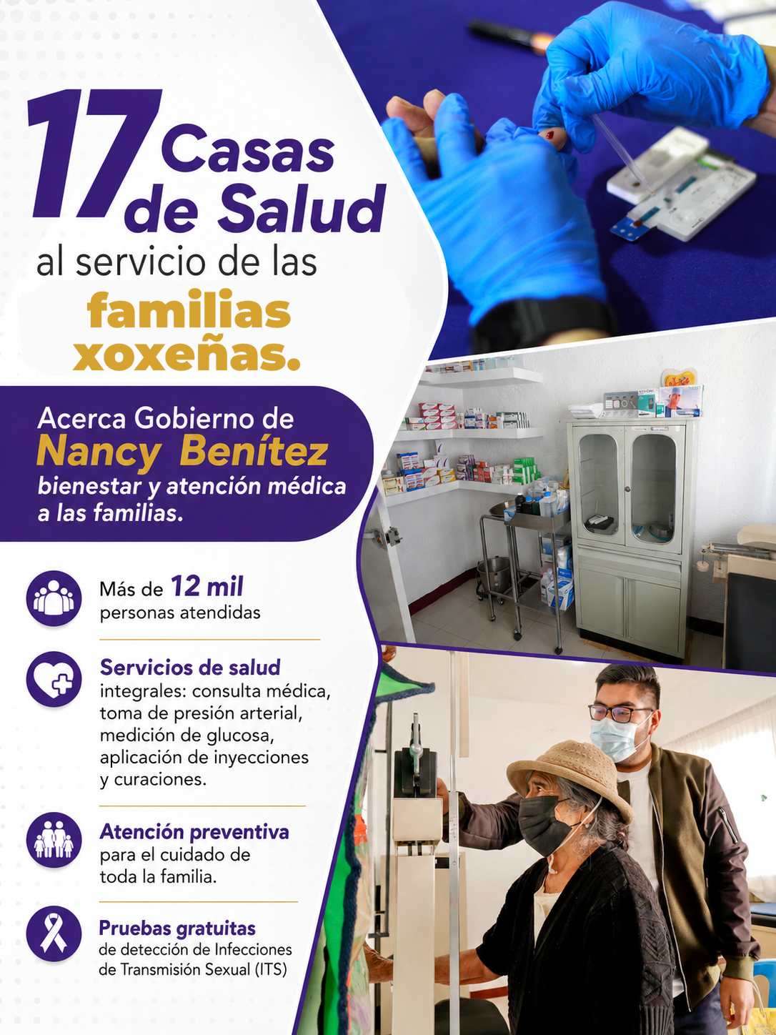 Más de 12 mil servicios de salud a familias xoxeñas Más de 12 mil servicios de salud a familias xoxeñas