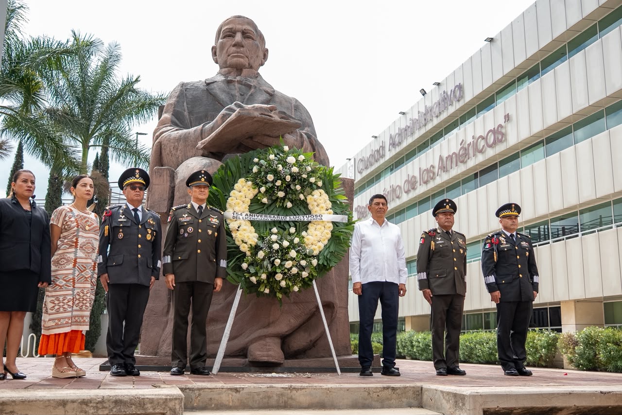 Encabeza Gobernador Salomón Jara ceremonia de Aniversario Luctuoso de Benito Juárez Encabeza Gobernador Salomón Jara ceremonia de Aniversario Luctuoso de Benito Juárez