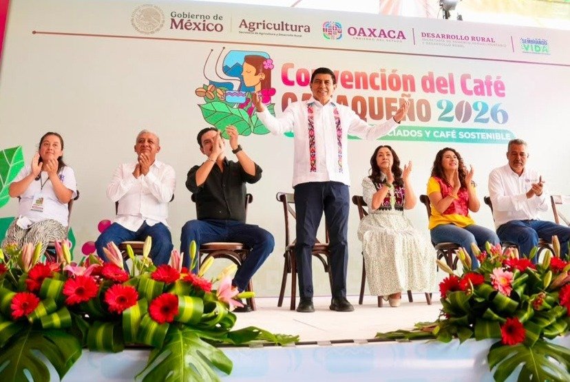 De Oaxaca para el mundo: inaugura Salomón Jara Convención del Café Oaxaqueño