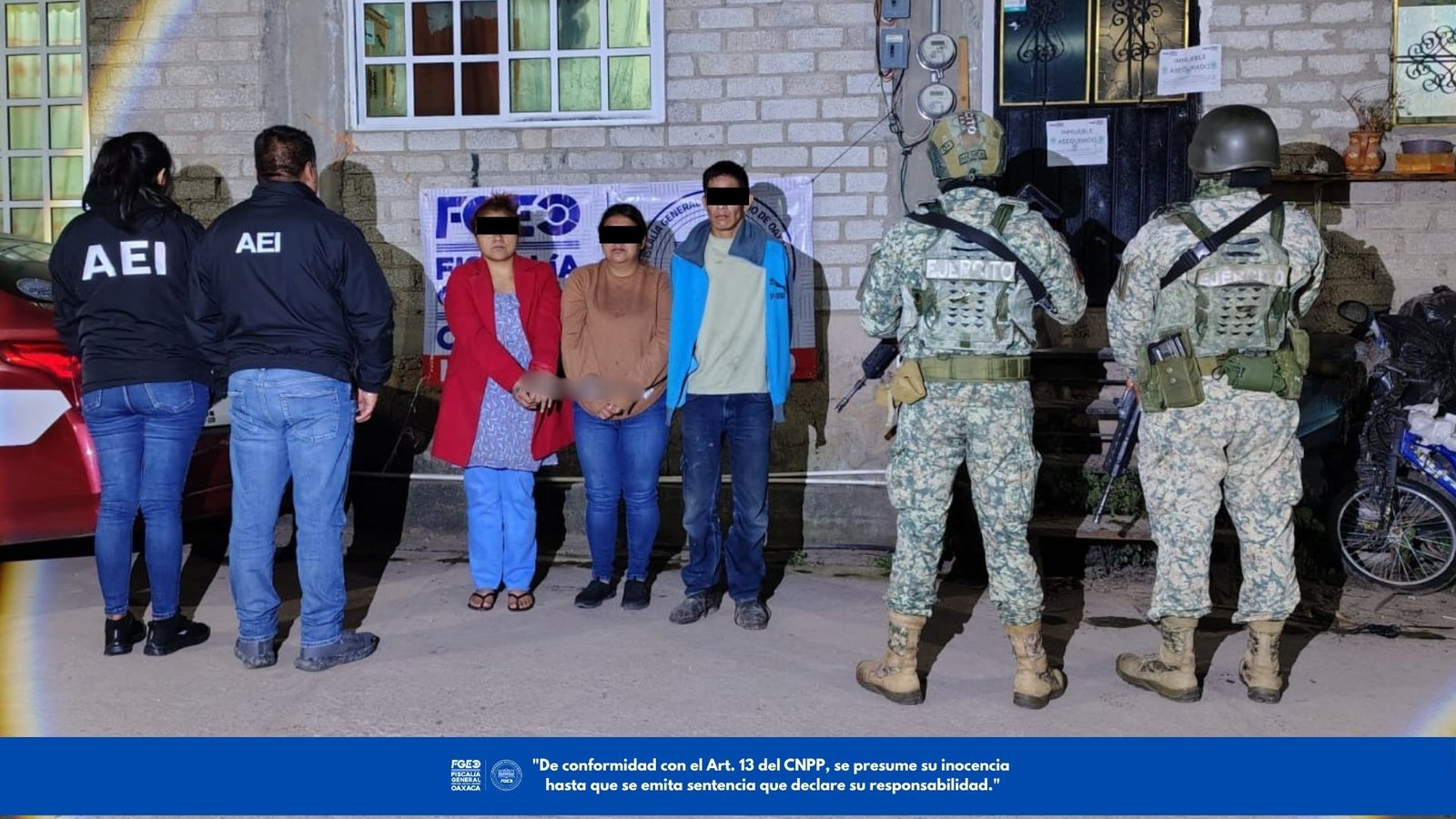 Desarticula Fiscalía de Oaxaca dos presuntos puntos de venta de droga en Ixtlán de Juárez; hay cuatro personas detenidas Desarticula Fiscalía de Oaxaca dos presuntos puntos de venta de droga en Ixtlán de Juárez; hay cuatro personas detenidas
