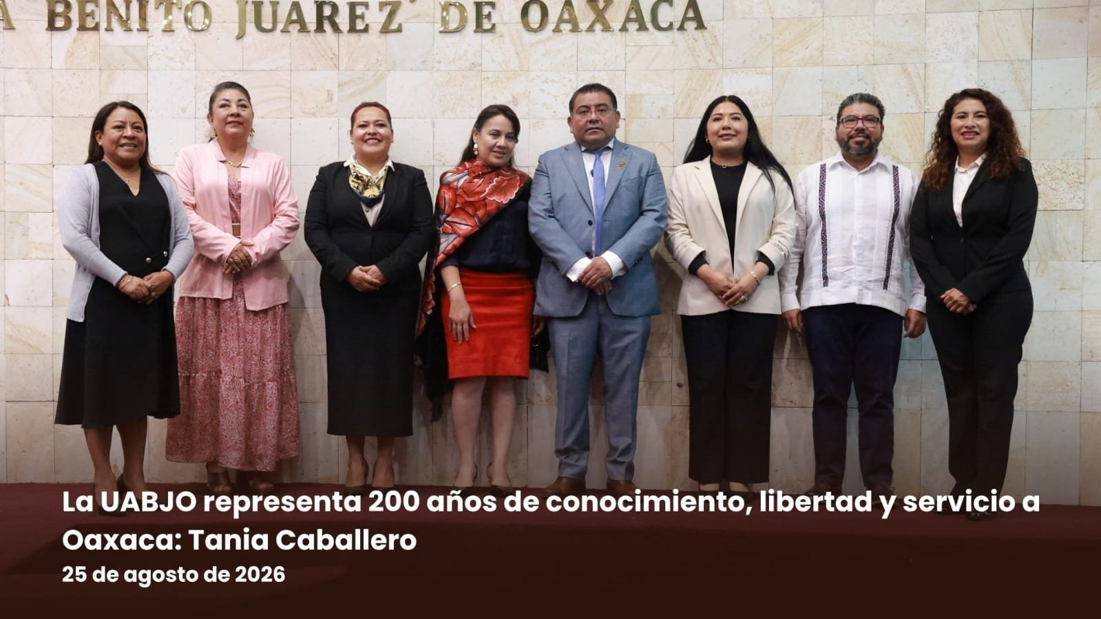 La UABJO representa 200 años de conocimiento, libertad y servicio a Oaxaca: Tania Caballero La UABJO representa 200 años de conocimiento, libertad y servicio a Oaxaca: Tania Caballero