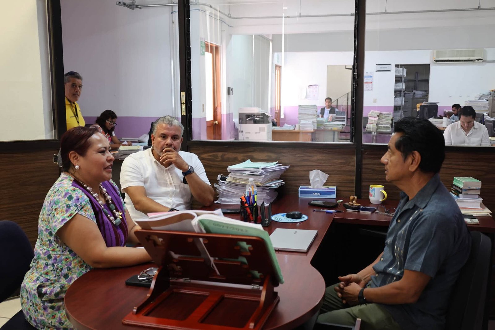 Realiza Presidenta del Poder Judicial del Estado recorrido por juzgados de Santa Cruz Huatulco