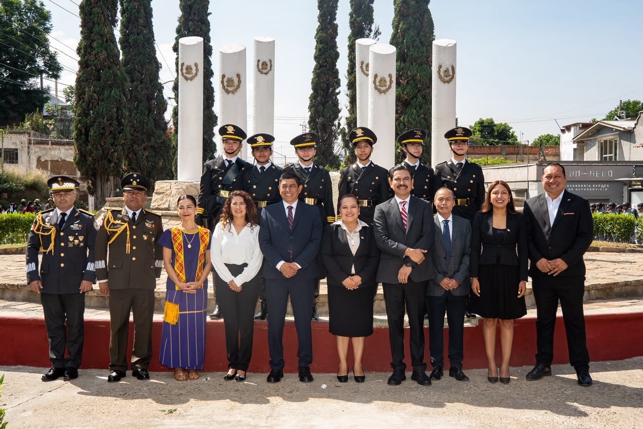 Conmemora el Gobernador de Oaxaca Salomón Jara 179 aniversario de la Gesta Heroica de los Niños Héroes de Chapultepec